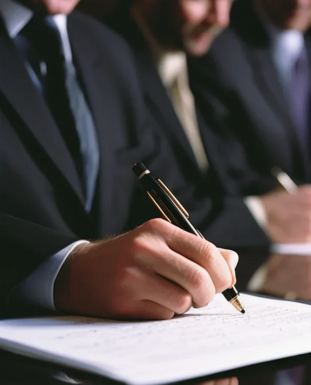 فريق أعمال يراجع مستندات تأسيس شركة